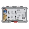 Bosch Professional 6tlg. Rand- und Kantenfräser Set 8mm Staft 2607017469