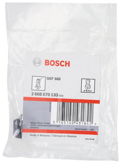 Bosch Professional 1x Spannzange für Geradschleifer (6 mm, Zubehör für Kantenfräser)