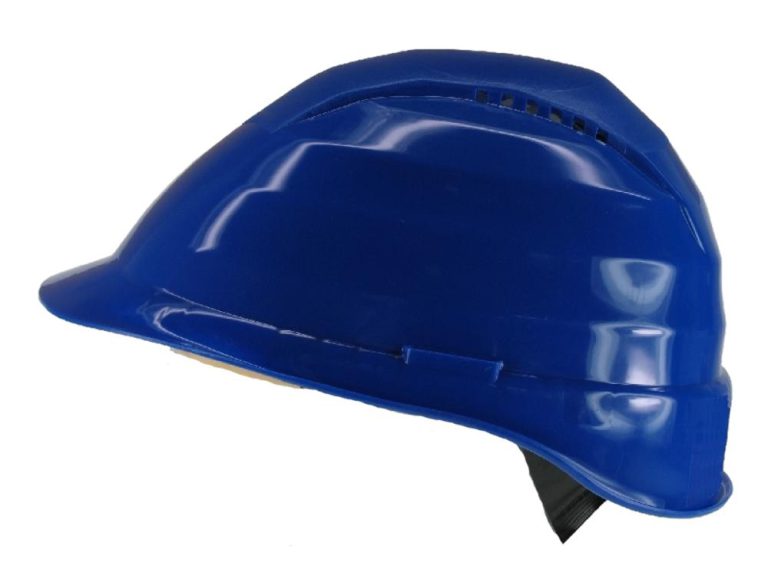 Arbeits-Schutzhelm blau