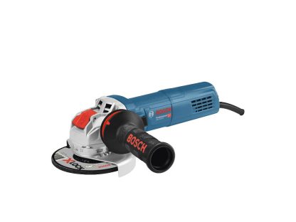Bosch Professional Winkelschleifer GWX 9-115 S (900 Watt, für X-LOCK Zubehör, ScheibenØ: 115 mm, Schutzhaube, Zusatzhandgriff, im Koffer)