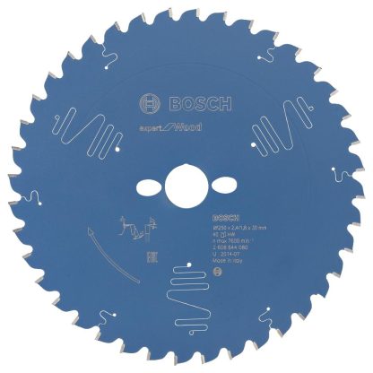Bosch Professional Kreissägeblatt Expert für Holz, 250 x 30 x 2,4 mm, Zähnezahl 40, 1 Stück, 2608644080