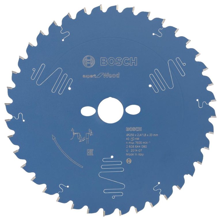 Bosch Professional Kreissägeblatt Expert für Holz, 250 x 30 x 2,4 mm, Zähnezahl 40, 1 Stück, 2608644080