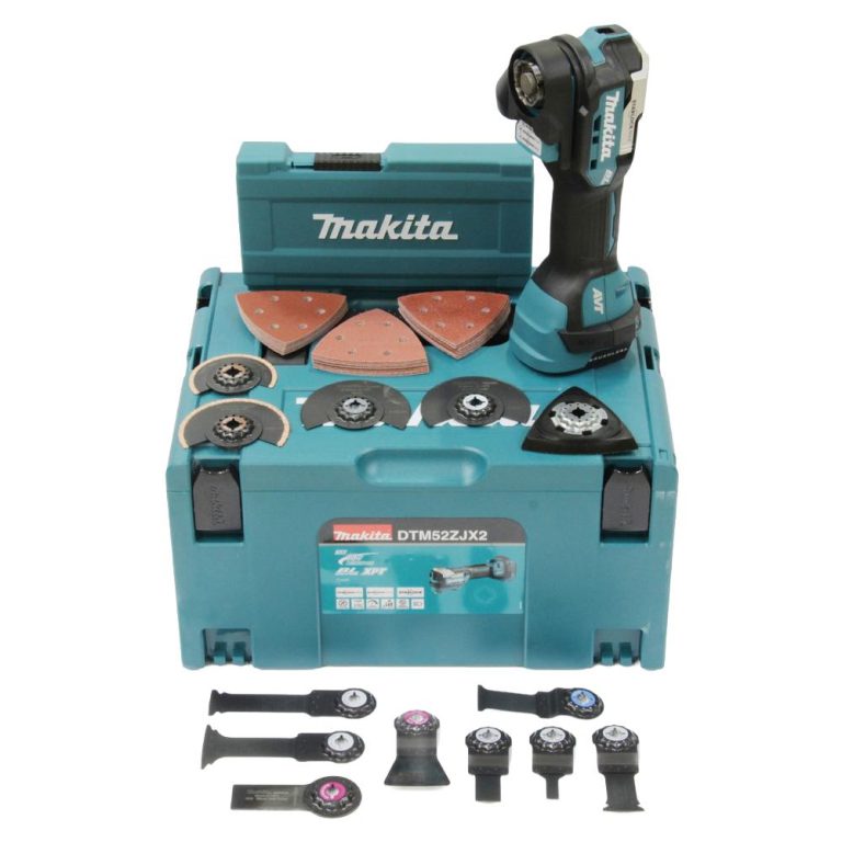 Makita DTM52ZJX2 Akku-Multifunktionswerkzeug 18V + 33-teiliges Zubehör-Set im MAKPAC (ohne Ladegerät + Akku)