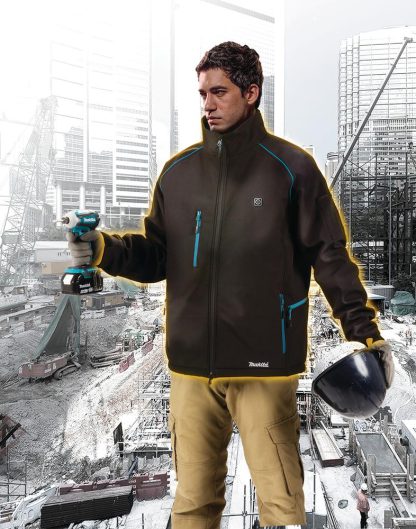 Makita DCJ205Z3XL Akku-Thermojacke Gr. 3XL 12 V max. / 14,4 V / 18 V (ohne Akku, ohne Ladegerät)