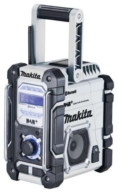 Makita Baustellenradio DMR112W weiß, 7,2 V 18 V mit DAB+ und Bluetooth