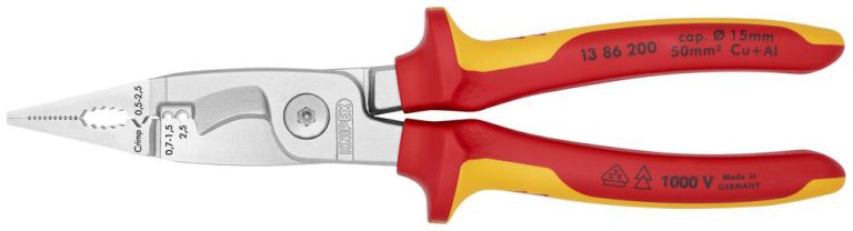 Installationszange VDE 200mm o. O.-Feder