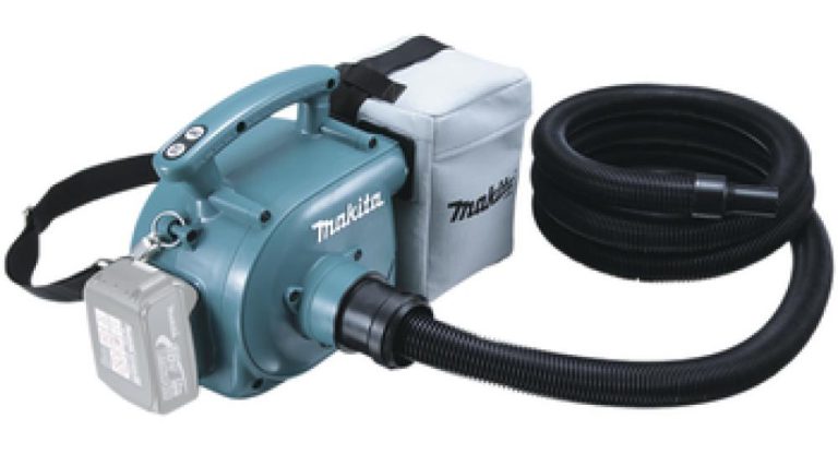Makita DVC350Z Akku-Staubsauger 18 V (ohne Akku, ohne Ladegerät), Schwarz, Blau, Grau