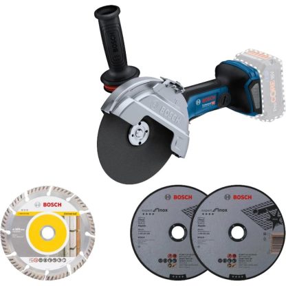 Bosch Professional Akku-Winkelschleifer GWS 18V-180 PC 06019H6E01 (ohne Akkus und Ladegerät, im Karton)