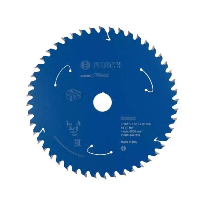 Bosch Professional Kreissägeblatt Expert for Wood (Holz, 165 x 20 x 1,5 mm, 48 Zähne, Zubehör Akku Kreissäge)