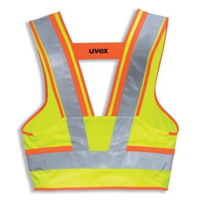 Uvex protection flash Weste Größe L gelb/orange, ohne Schalter
