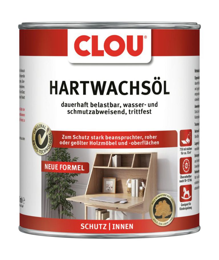 Clou Hartwachs-Öl farblos 0,750 L