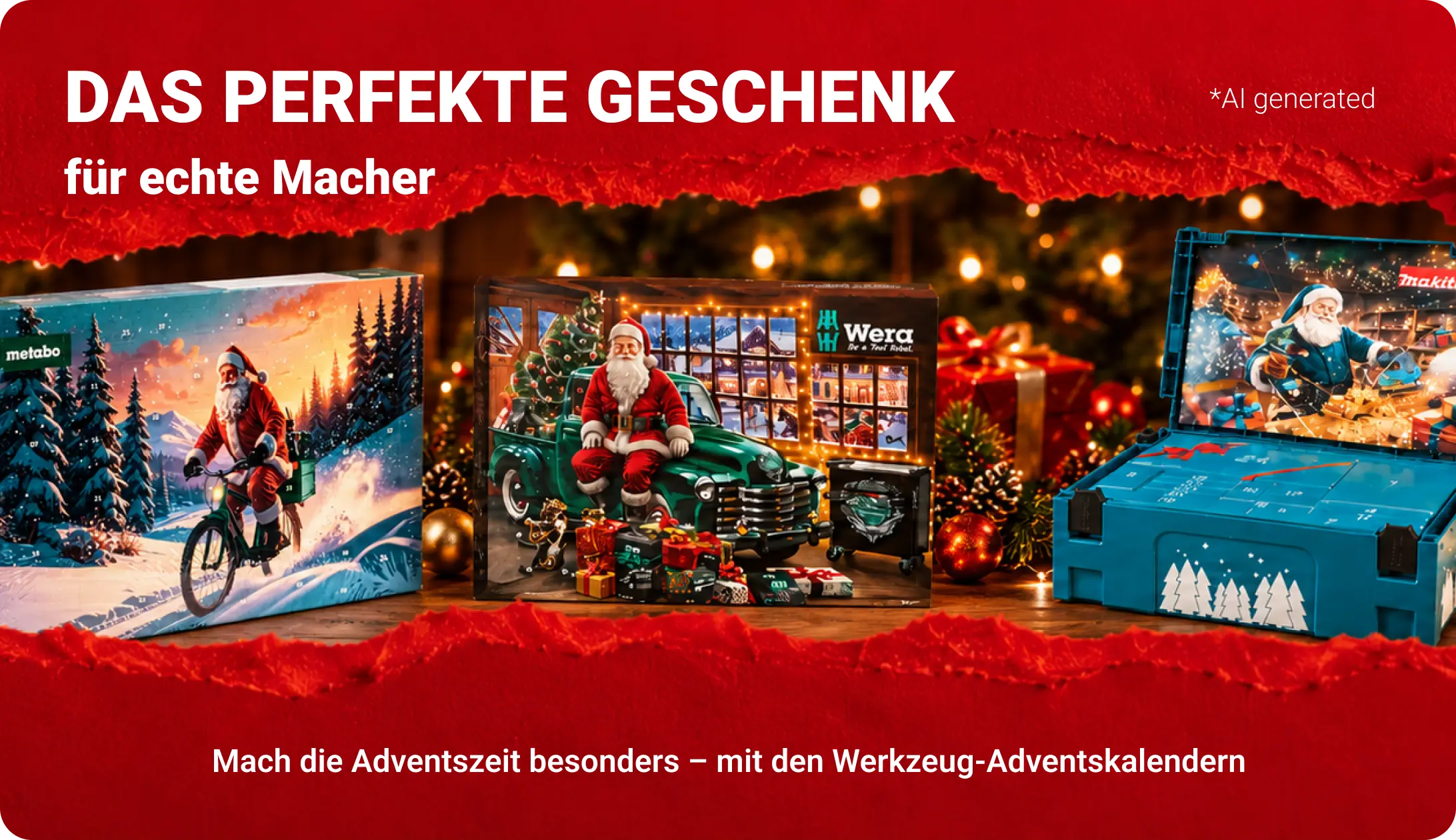 Adventskalender Banner Tablet