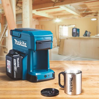 Makita DCM501Z Kaffeemaschine (ohne Akku, ohne Ladegerät), 18 V