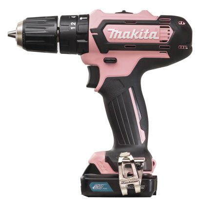 Makita Schlagbohrschrauber 12V pink HP333DSAP1 1x2,0Ah und Ladegerät im Softbag