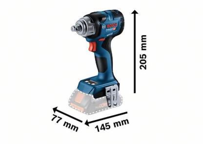 Bosch Professional Drehschlagschrauber GDS 18V-330 HC ohne Akku und Ladegerät in L-Boxx